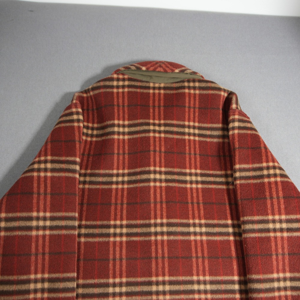 Vintage REI Plaid Wool Nylon Heavyweight Men Field Chore Jacket M Retro Cabin - Picture 14 of 15